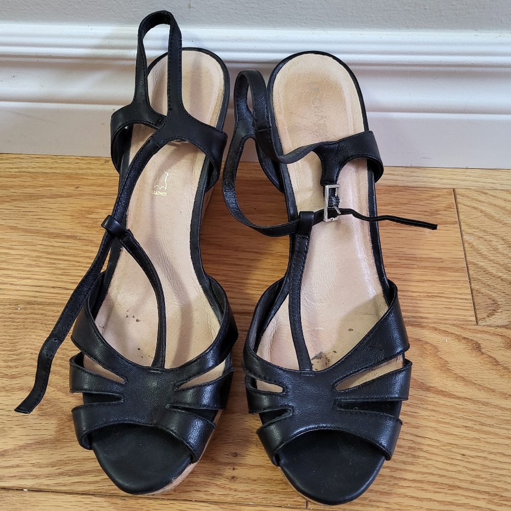 Le Chateau Cork Wedge Sandals